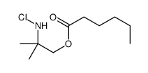 [2-(chloroamino)-2-methylpropyl] hexanoate Structure