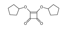 3,4-dicyclopentyloxycyclobut-3-ene-1,2-dione Structure