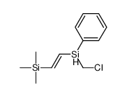 2-[chloromethyl(phenyl)silyl]ethenyl-trimethylsilane Structure