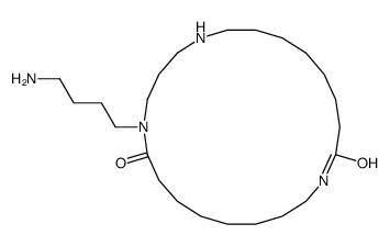 5-(4-aminobutyl)-1,5,14-triazacyclodocosane-6,15-dione Structure