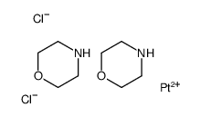 morpholine,platinum(2+),dichloride Structure