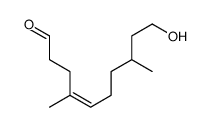 10-hydroxy-4,8-dimethyldec-4-enal结构式