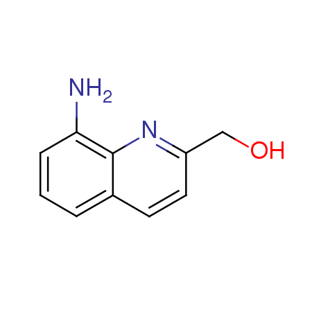 (8-amino-2-quinolinyl)methanol Structure