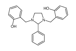 2-[[3-[(2-hydroxyphenyl)methyl]-2-phenylimidazolidin-1-yl]methyl]phenol Structure