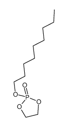 2-nonyloxy-[1,3,2]dioxaphospholane 2-oxide Structure