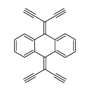 9,10-dihydro-9,10-di(penta-1,4-diyn-3-ylidene)anthracene结构式