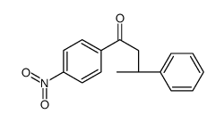 (3R)-1-(4-nitrophenyl)-3-phenylbutan-1-one结构式