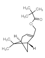 2,2-DIMETHYL-PROPIONIC ACID (1R,5S)-6,6-DIMETHYL-BICYCLO[3.1.1]HEPT-2-EN-2-YLMETHYL ESTER Structure