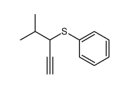 (4-methylpent-1-yn-3-yl)(phenyl)sulfane Structure