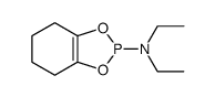 N,N-diethyl-4,5,6,7-tetrahydrobenzo[d][1,3,2]dioxaphosphol-2-amine Structure