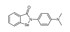 1,2-Benzisoselenazol-3(2H)-one, 2-(4-(dimethylamino)phenyl)- structure