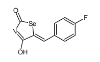 (5E)-5-[(4-fluorophenyl)methylidene]-1,3-selenazolidine-2,4-dione Structure