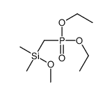 diethoxyphosphorylmethyl-methoxy-dimethylsilane Structure