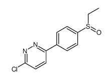 3-chloro-6-(4-ethylsulfinylphenyl)pyridazine结构式