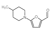 5-(4-METHYL-PIPERIDIN-1-YL)-FURAN-2-CARBALDEHYDE structure