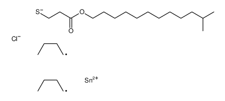 isotridecyl 3-[(dibutylchlorostannyl)thio]propionate结构式