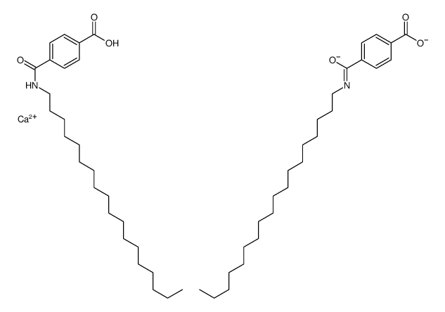 calcium(2+) 4-[(octadecylamino)carbonyl]benzoate structure