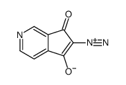 6-diazonio-5-oxocyclopenta[c]pyridin-7-olate结构式