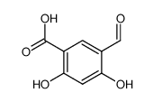 5-formyl-2,4-dihydroxy-benzoic acid Structure