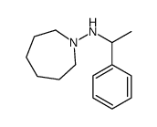 N-(1-phenylethyl)azepan-1-amine Structure