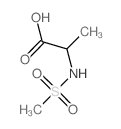 (S)-2-(METHYLSULFONAMIDO)PROPANOIC ACID Structure