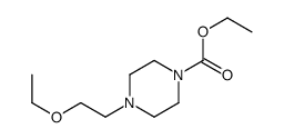 ethyl 4-(2-ethoxyethyl)piperazine-1-carboxylate结构式