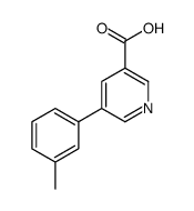 5-(m-Tolyl)nicotinic acid structure