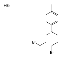 N,N-bis(3-bromopropyl)-4-methylaniline,hydrobromide Structure