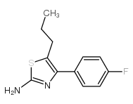 4-(4-fluorophenyl)-5-propyl-1,3-thiazol-2-amine structure