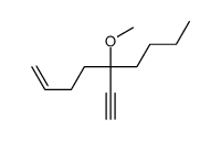 5-ethynyl-5-methoxynon-1-ene Structure