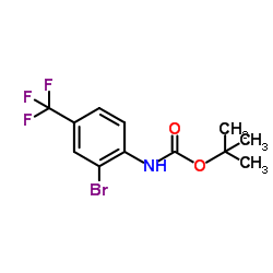 2-Methyl-2-propanyl [2-bromo-4-(trifluoromethyl)phenyl]carbamate图片