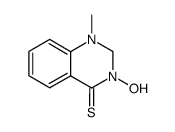 methyl-1 hydroxy-3 dihydro-2,3 1H-quinazolinethione-4 Structure