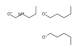 titanium(3+) pentan-1-olate Structure