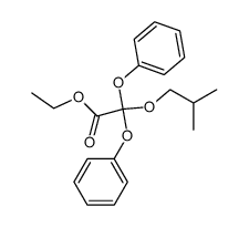 Isobutyloxy-diphenoxy-essigsaeure-aethylester Structure