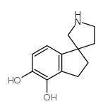 (9CI)-2,3-二氢-螺[1H-茚-1,3-吡咯烷]-4,5-二醇结构式