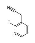 (2-Fluoro-3-pyridinyl)acetonitrile structure