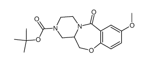 Tert-butyl 8-methoxy-6-oxo-3,4,12,12a-tetrahydro-6H-pyrazino[2,1-c][1,4]benzoxazepine-2(1H)-carboxylate picture