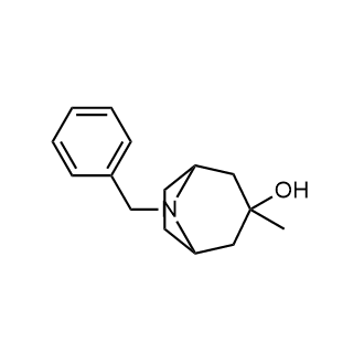 8-Benzyl-3-methyl-8-azabicyclo[3.2.1]octan-3-ol Structure