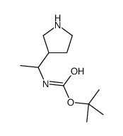 tert-butyl N-(1-pyrrolidin-3-ylethyl)carbamate picture