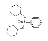 dicyclohexyl phenylphosphonate Structure