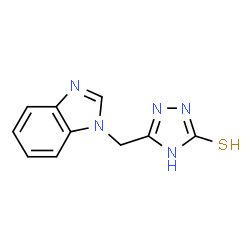 5-(1H-Benzimidazol-1-ylmethyl)-4H-1,2,4-triazole-3-thiol Structure