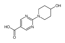 2-(4-羟基哌啶-1-基)嘧啶-5-羧酸图片