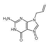 9-(2-propenyl)guanine 7-oxide Structure