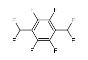 1,4-bis(difluoromethyl)-2,3,5,6-tetrafluorobenzene Structure