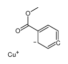 copper(1+),methyl benzoate Structure