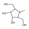 (2R,3R,4R,5R)-2,5-bis(hydroxymethyl)-1-methylpyrrolidine-3,4-diol结构式