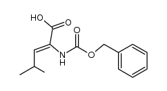 Cbz-Δ-Leu-OH结构式