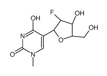 5-[(3S,4R,5R)-3-fluoro-4-hydroxy-5-(hydroxymethyl)oxolan-2-yl]-1-methylpyrimidine-2,4-dione结构式