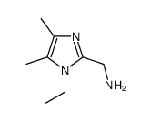 C-(1-Ethyl-4,5-dimethyl-1H-imidazol-2-yl)-methylamine结构式