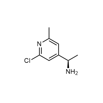 (R)-1-(2-Chloro-6-methylpyridin-4-yl)ethanamine Structure